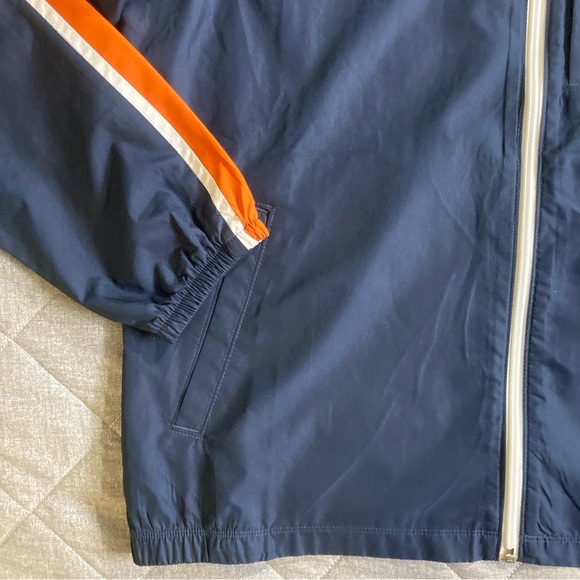 Nike Sportswear Windbreaker Blue Orange Size Large Full Zip Lightweight Jacket - Picture 3 of 11